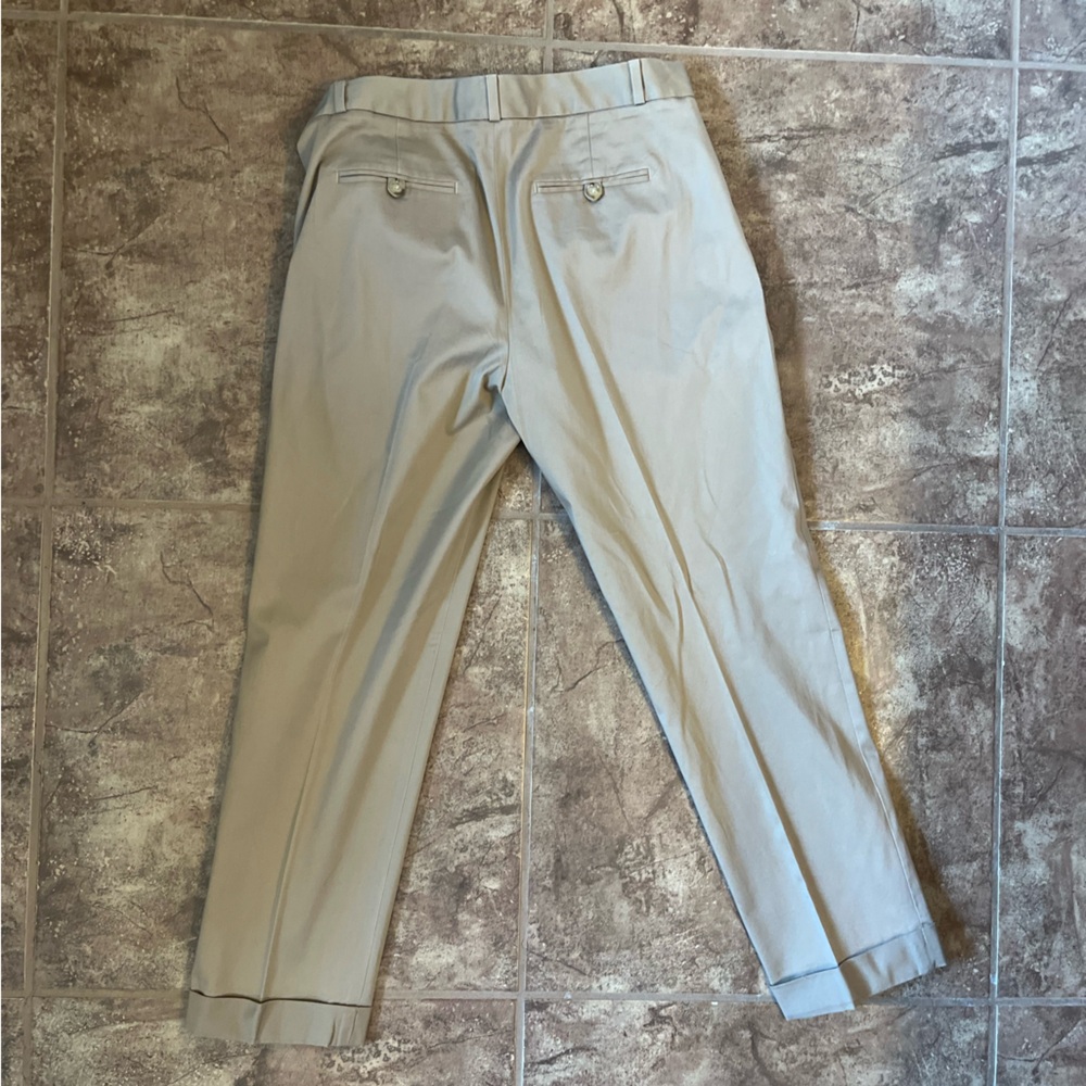 Banana Republic Avery fit women’s cropped cuffed Khaki dress pants
